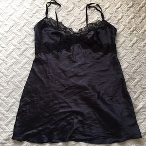 Victoria secret Black silk dress